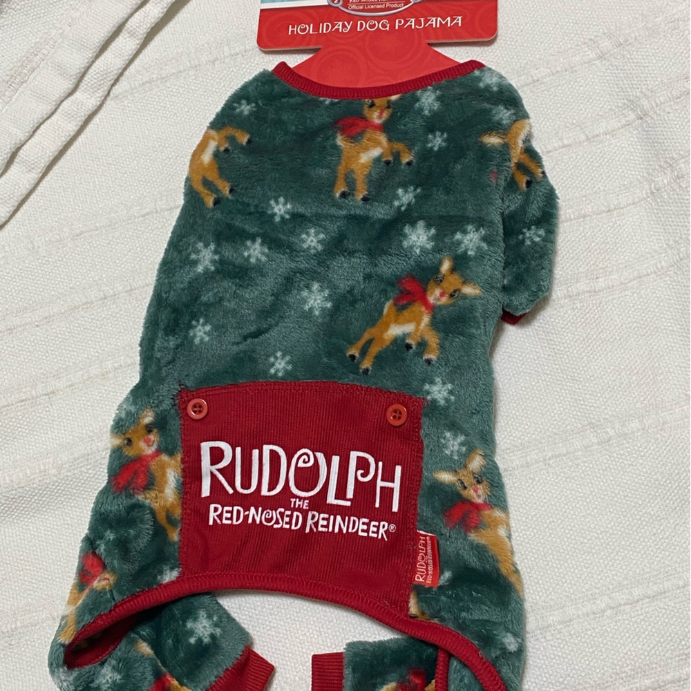 Rudolph Dog Pajamas Small